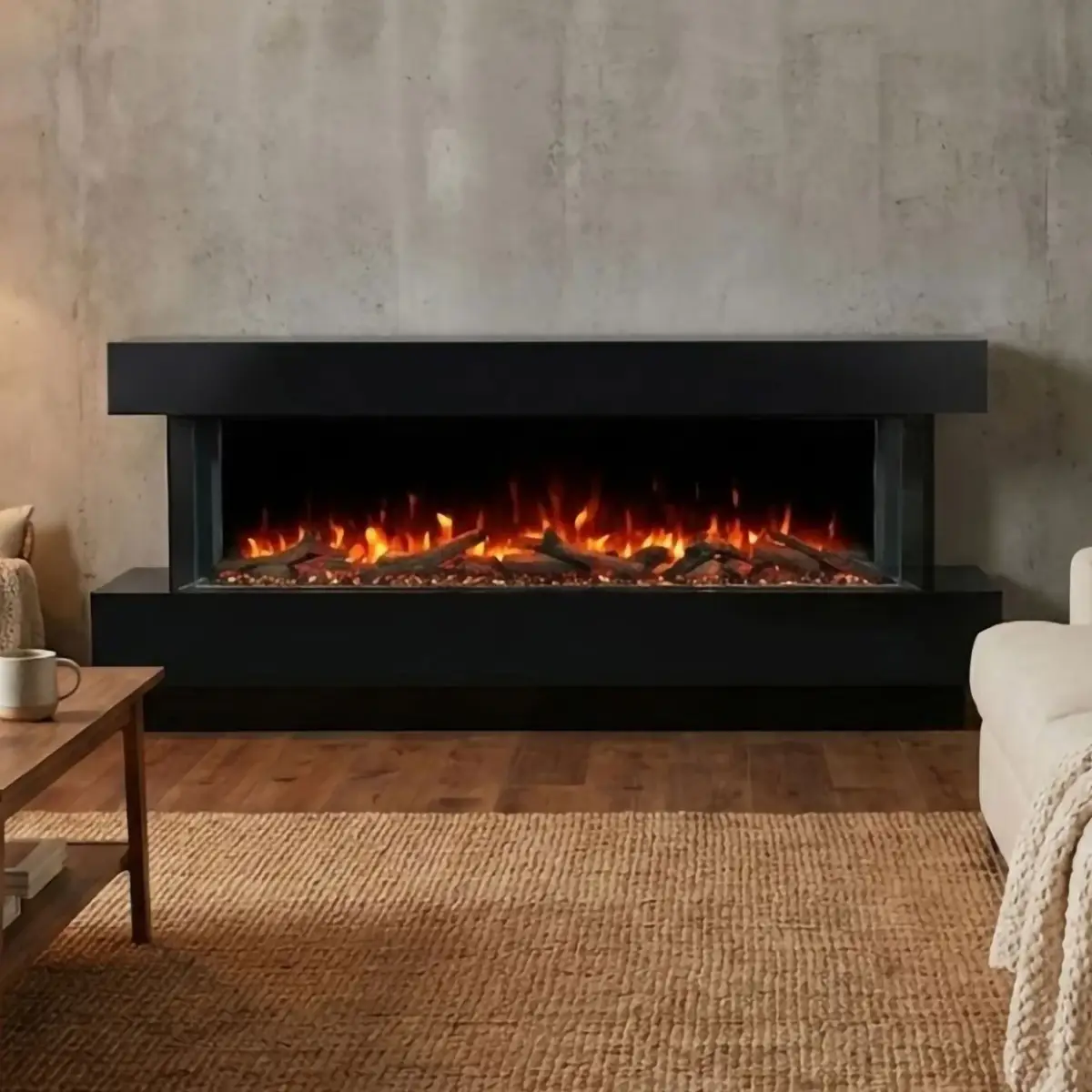 Vantage Extra Deep 3-Sided Panoramic Electric Fireplace Collection 21 Vantage Extra Deep 3-Sided Panoramic Electric Fireplace Collection - Image 21
