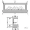Vantage Extra Deep 3-Sided Panoramic Electric Fireplace Collection - Image 18