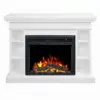 Grandview White Mantel Electric Fireplace Suite with 30" Mirage Electric Fireplace Insert - Image 10