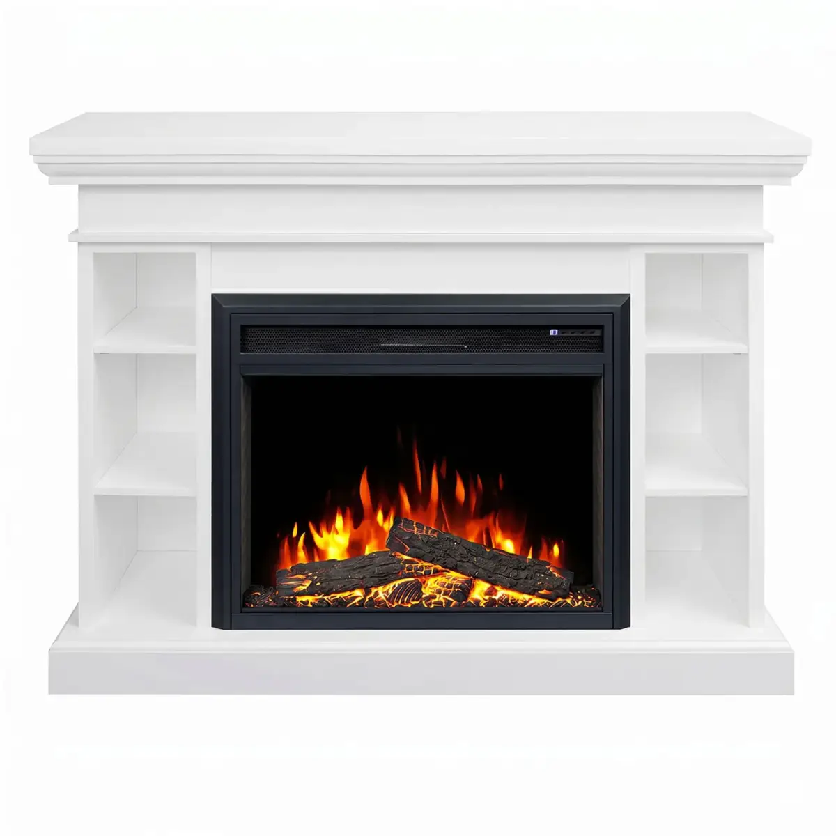 Grandview White Mantel Electric Fireplace Suite with 30" Mirage Electric Fireplace Insert 10 Grandview White Mantel Electric Fireplace Suite with 30" Mirage Electric Fireplace Insert - Image 10