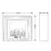 Emberstone Electric Fireplace Suite with 30" Lumera Insert - Image 12