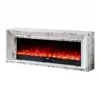 Valoria White Marble Mantel Electric Fireplace with 60 Inch Lumera Insert - Image 9