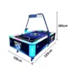 9FT LED Air Hockey Table – Commercial Arcade Style Game Table - Image 5