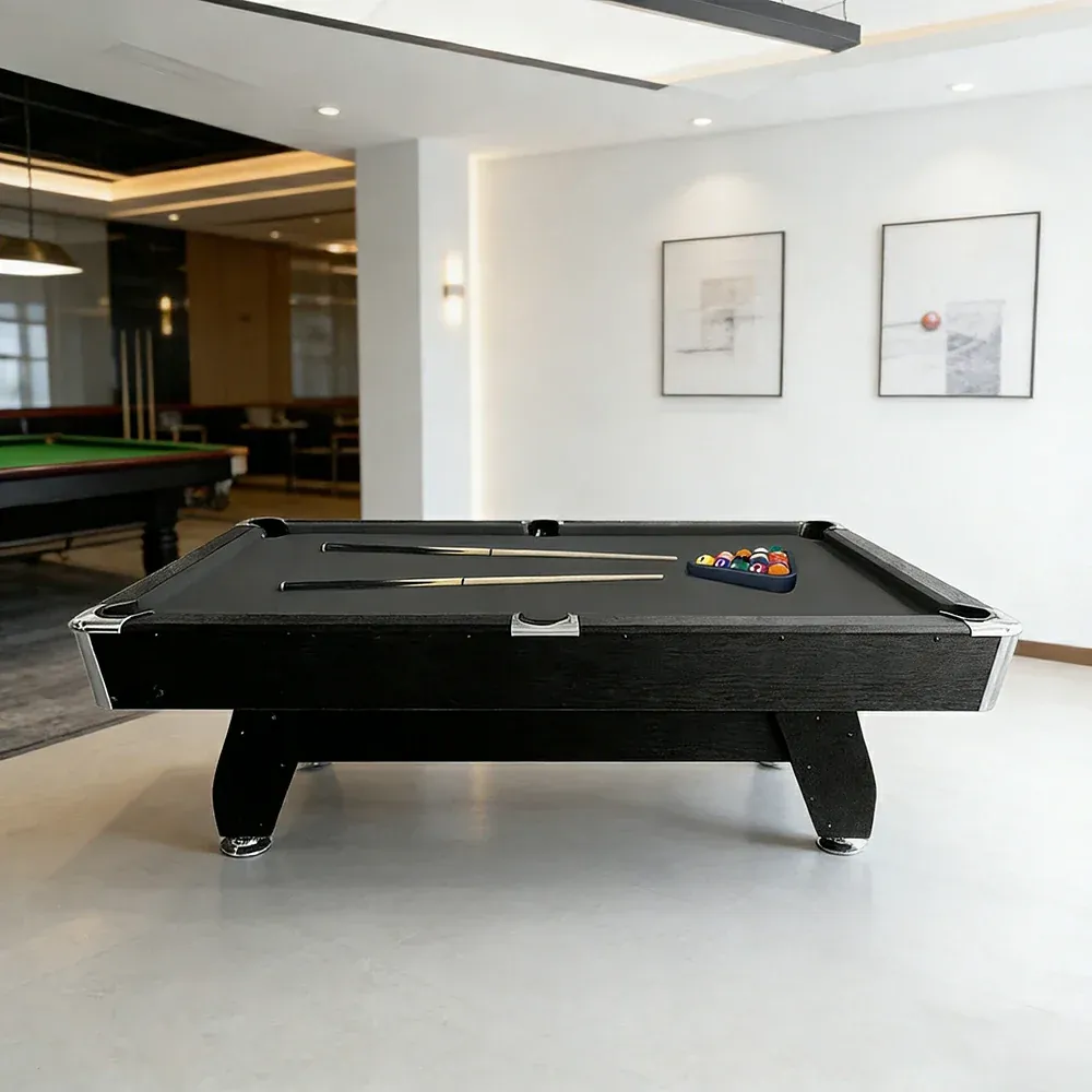 Modern Design 9ft Pool Table – Professional MDF Billiard Table with Ball Return System 9 Modern Design 9ft Pool Table – Professional MDF Billiard Table with Ball Return System - Image 9