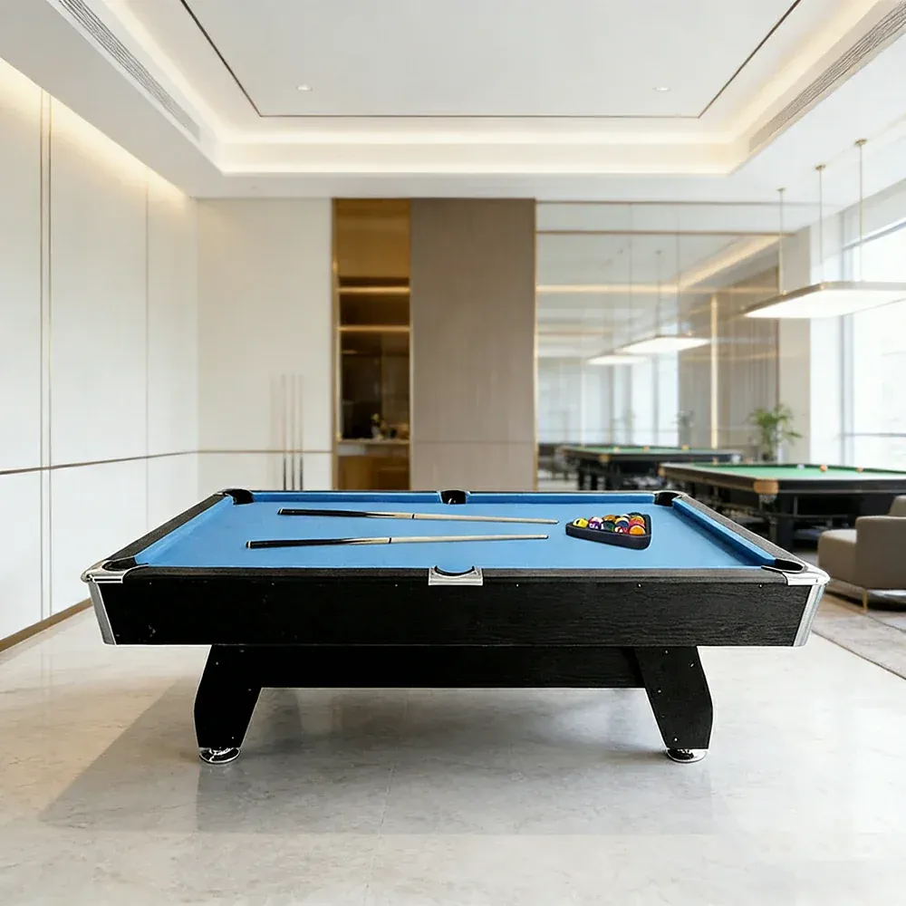 Modern Design 9ft Pool Table – Professional MDF Billiard Table with Ball Return System 6 Modern Design 9ft Pool Table – Professional MDF Billiard Table with Ball Return System - Image 6