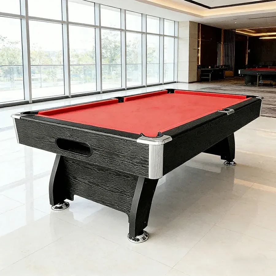 Modern Design 9ft Pool Table – Professional MDF Billiard Table with Ball Return System 3 Modern Design 9ft Pool Table – Professional MDF Billiard Table with Ball Return System - Image 3