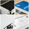 6FT 4-IN-1 Convertible Game Table – Pool, Air Hockey, Table Tennis & Dining Table - Image 19