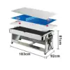 6FT 4-IN-1 Convertible Game Table – Pool, Air Hockey, Table Tennis & Dining Table - Image 15