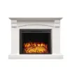 Whitmore White Mantel Electric Fireplace Suite - Image 4