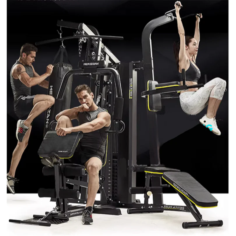 MERIDIAN 705A Multi-Function Home Gym Smith Machine with Punching Bag, Pull-Up Station & 73kg Weight Stack – 300kg Capacity 9 MERIDIAN 705A Multi-Function Home Gym Smith Machine with Punching Bag, Pull-Up Station & 73kg Weight Stack – 300kg Capacity - Image 9