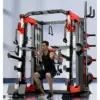 MERIDIAN 007 Multi Function Power Rack Smith Machine Home Gym - 800kg Capacity Squat Cage with 180kg Counterweight, Bench & Weight Se - Image 10
