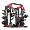MERIDIAN 007 Multi Function Power Rack Smith Machine Home Gym - 800kg Capacity Squat Cage with 180kg Counterweight, Bench & Weight Se - Image 2