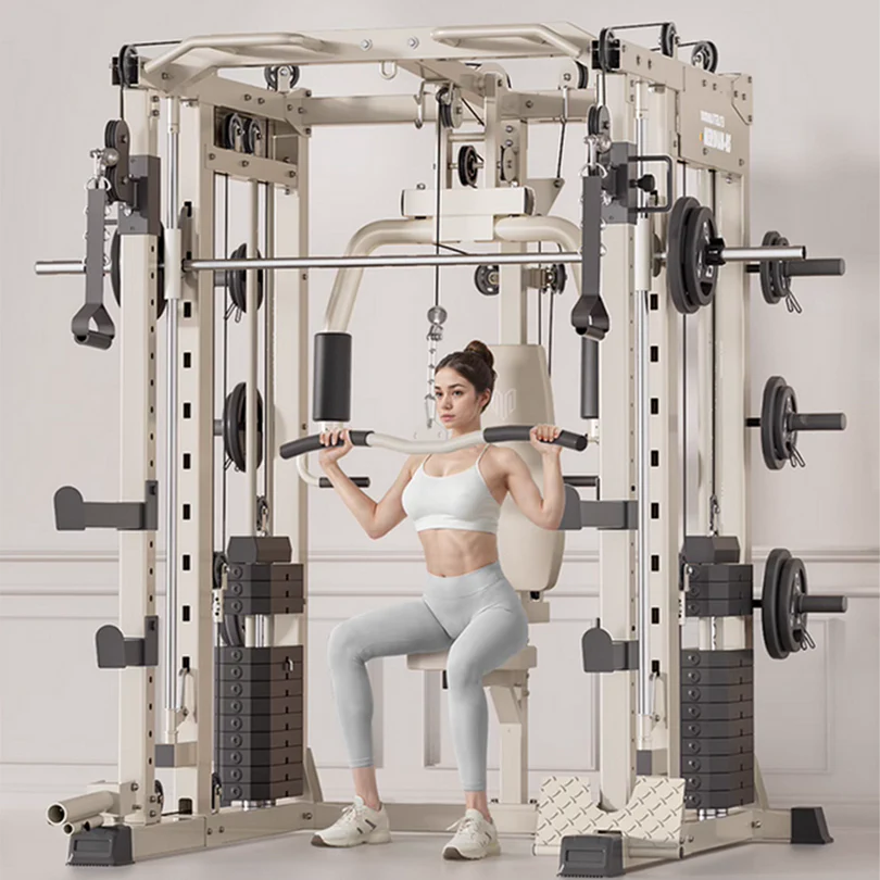 MERIDIAN B6 Home Gym Smith Machine Multi-Function Power Rack & Squat Cage | 4 Package Options 3 MERIDIAN B6 Home Gym Smith Machine Multi-Function Power Rack & Squat Cage | 4 Package Options - Image 3