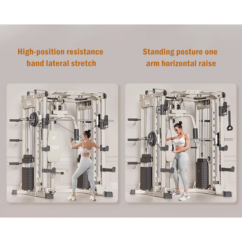 MERIDIAN B6 Home Gym Smith Machine Multi-Function Power Rack & Squat Cage | 4 Package Options 11 MERIDIAN B6 Home Gym Smith Machine Multi-Function Power Rack & Squat Cage | 4 Package Options - Image 11
