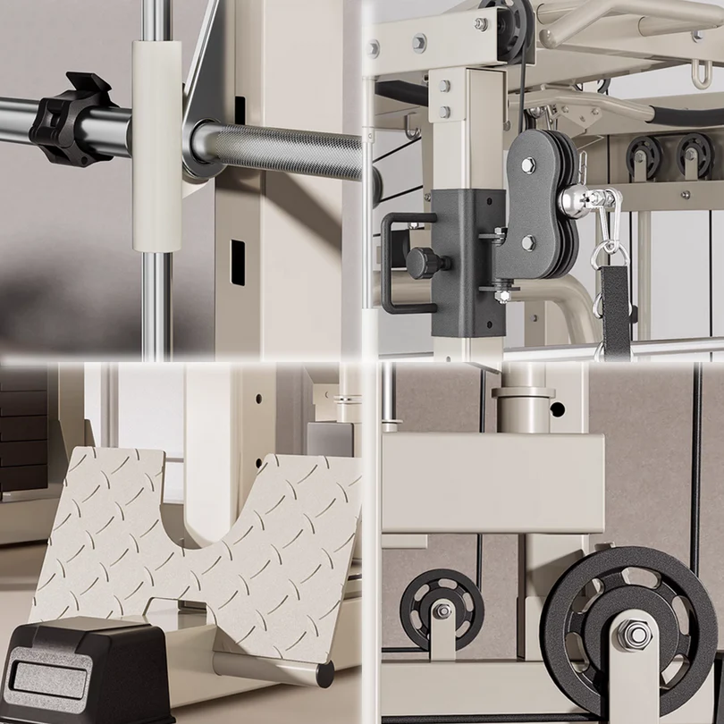 MERIDIAN B6 Home Gym Smith Machine Multi-Function Power Rack & Squat Cage | 4 Package Options 8 MERIDIAN B6 Home Gym Smith Machine Multi-Function Power Rack & Squat Cage | 4 Package Options - Image 8