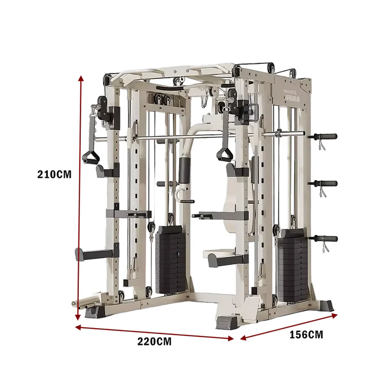 MERIDIAN B6 Home Gym Smith Machine Multi-Function Power Rack & Squat Cage | 4 Package Options 6 MERIDIAN B6 Home Gym Smith Machine Multi-Function Power Rack & Squat Cage | 4 Package Options - Image 6