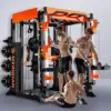 MERIDIAN Q9 Multi Function Power Rack Squat Cage Weight Train Equipment Smith Gantry Crane Machine Home Gym Smith Machine - Image 9