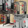FITPRO Multi Functional Home Gym Machine 140kg Pin & Plate Loaded Strength Training System - Black - Image 5