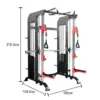 FITPRO Multi Functional Home Gym Machine 140kg Pin & Plate Loaded Strength Training System - Black - Image 3