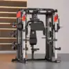 MERIDIAN Multi-Functional Smith Machine Home Gym - 146kg Weight Stack, 800kg Max Load Power Rack & Full Body Training Station - Image 13