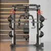 MERIDIAN Multi-Functional Smith Machine Home Gym - 146kg Weight Stack, 800kg Max Load Power Rack & Full Body Training Station - Image 12