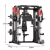 MERIDIAN Multi-Functional Smith Machine Home Gym - 146kg Weight Stack, 800kg Max Load Power Rack & Full Body Training Station - Image 2