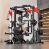 MERIDIAN Multi-Functional Smith Machine Home Gym - 146kg Weight Stack, 800kg Max Load Power Rack & Full Body Training Station - Image 3