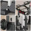 MERIDIAN Multi-Functional Smith Machine Home Gym - 146kg Weight Stack, 800kg Max Load Power Rack & Full Body Training Station - Image 7