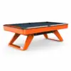 Imperium 9FT commercial slate pool table custom made for billiard clubs and venues -Orange