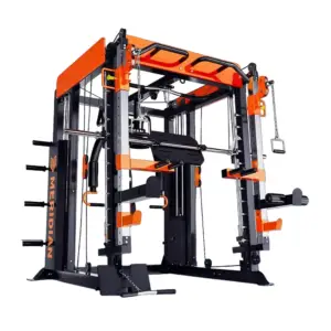 MERIDIAN Q9 Smith Machine Home Gym 800kg Power Rack Squat Cage with 180kg Counterweight