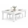 Sorrento Luxury Slate Pool Table - Custom Made | Outdoor White
