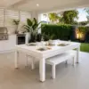 Sorrento Luxury Slate Pool Table - Custom Made | Outdoor White