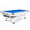 C003 9FT Slate Pool Table | Commercial 9-Ball Pool Table – Custom Made-White