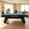 XINGPAI PHANTOM 9FT Professional Billiard Table - Tournament Edition Pool Table with Slate Surface for Home Club Game Room - Black - Image 2