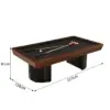 Magnus Octavia 7/8/9FT Solid Wood Billiard Table – Billiard or 3-in-1 Configuration - Image 7