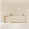 ELVORA 120/180cm Curved Reception Desk with Partitioned Storage - Image 3