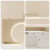 ELVORA 120/180cm Curved Reception Desk with Partitioned Storage - Image 5