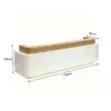 ELVORA 120/180cm Modern Office Reception Counter with Integrated LED Lighting - Image 8