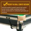 XINGPAI C16 9FT Professional Billiard Table - Black - Image 9
