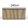 KENTO Reception Desk – Timber Slat Acoustic, 180cm & 240cm - Image 14