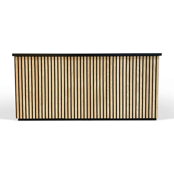 KENTO Reception Desk – Timber Slat Acoustic, 180cm & 240cm 18 KENTO Reception Desk – Timber Slat Acoustic, 180cm & 240cm - Image 18