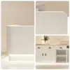 ELVORA Modern Reception Desk with Illuminated Logo - White - Image 6