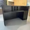 KENTO Reception Desk – Timber Slat Acoustic, 180cm & 240cm - Image 5