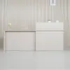 SEVANI Reception Desk – Oak & Sand - Image 13