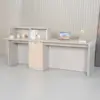 SEVANI Reception Desk – Oak & Sand - Image 11
