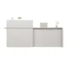 SEVANI Reception Desk – Oak & Sand - Image 2