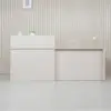 SEVANI Reception Desk – Oak & Sand - Image 7