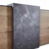 DEWITT Reception Desk 2.4M - Tobacco & Dark Concrete - Image 5
