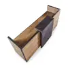 DEWITT Reception Desk 2.4M - Tobacco & Dark Concrete - Image 7